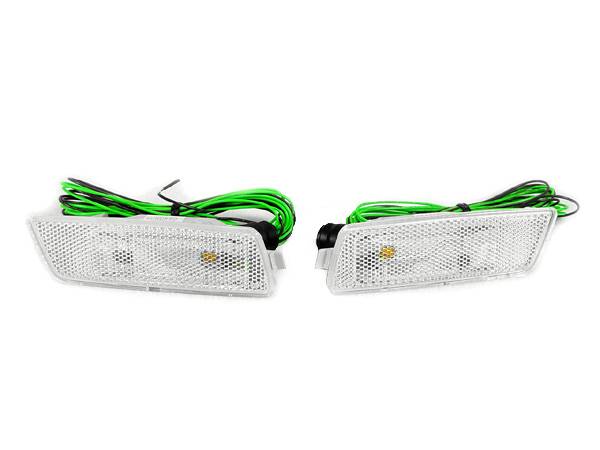 Depo - Volkswagen Golf 5 / Gti / 06+ Jetta / 07+ Rabbit Clear Front DEPO Bumper Lights