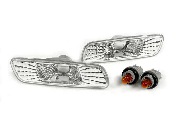 Depo - Lexus IS300 Crystal Clear Front DEPO Bumper DEPO Side Marker Light