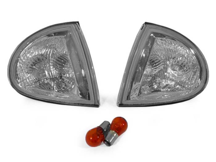 Depo - Honda Del Sol Chrome DEPO Clear Corner Lights