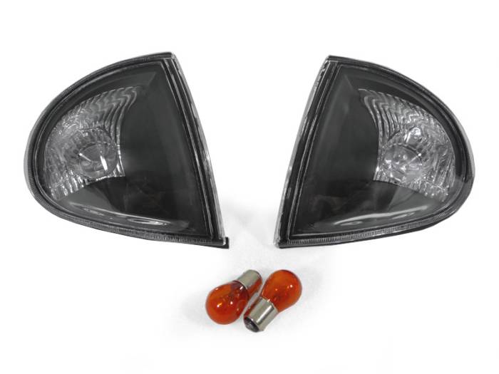 Depo - Honda Del Sol Black DEPO Clear Corner Lights