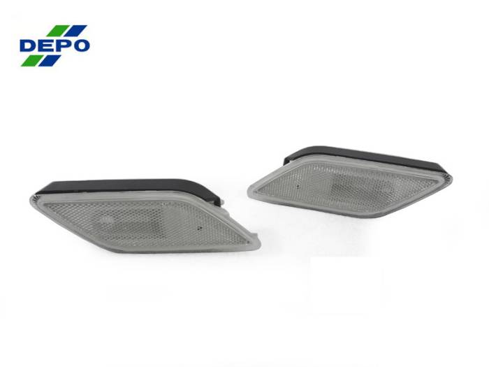 Depo - Mercedes W212 E- Class 4D/5D Am Clear Front DEPO Bumper Light