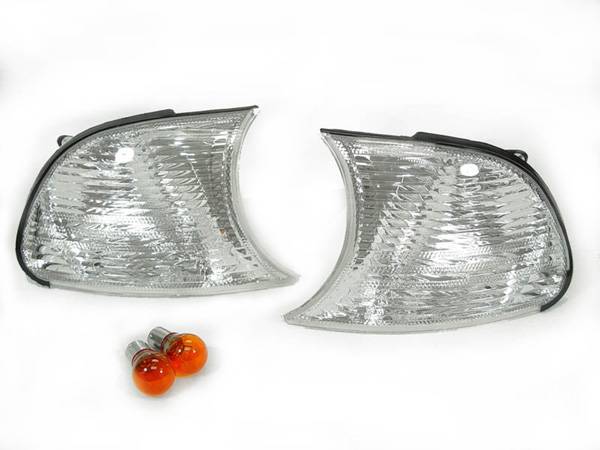 Depo - BMW E46 2D/Cabrio DEPO Clear Corner Lights
