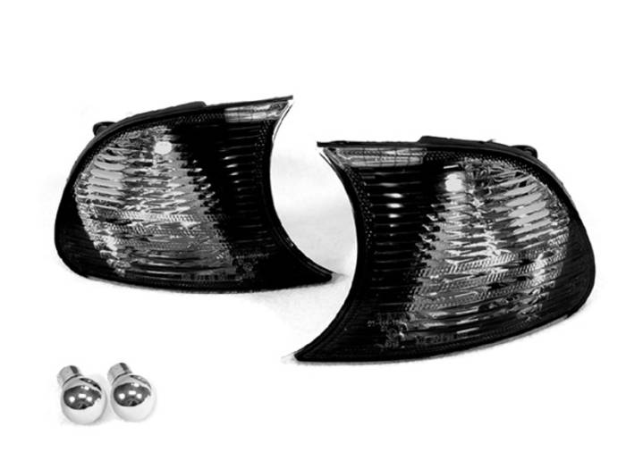 Depo - BMW E46 2D/Cabrio Am Smoke DEPO Corner Lights