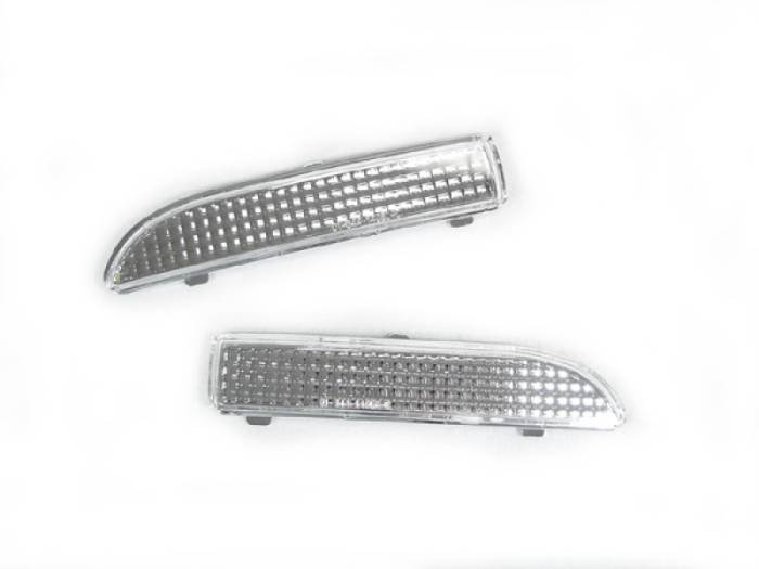 Depo - BMW E46 2D/Cabrio Crystal Clear DEPO Rear Bumper Reflector