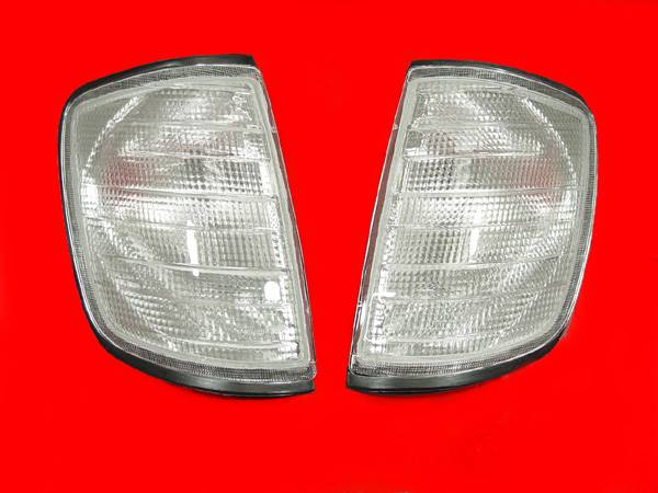 Depo - Mercedes W124 DEPO Clear Corner Lights