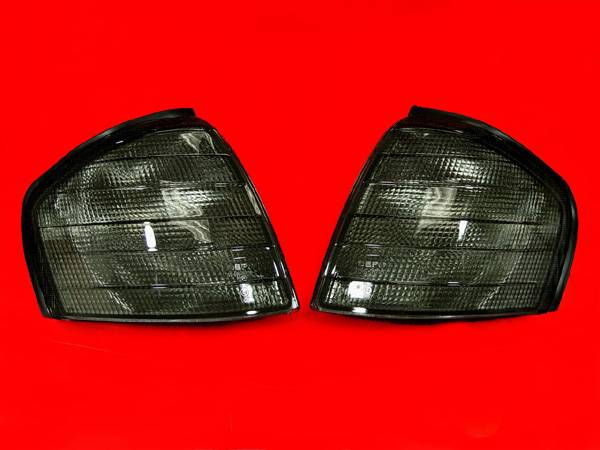 Depo - Mercedes W202 C-Class Smoke DEPO Corner Lights