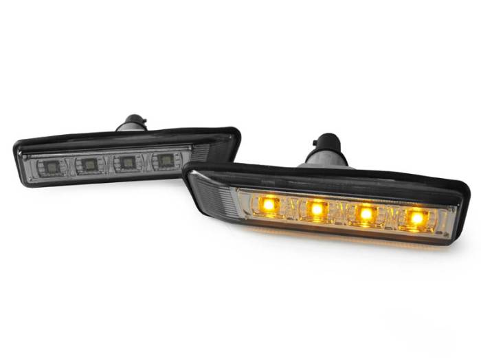 Depo - BMW E36 & E53 X5 Depo Crystal Smoke Amber Led DEPO Side Marker Lights