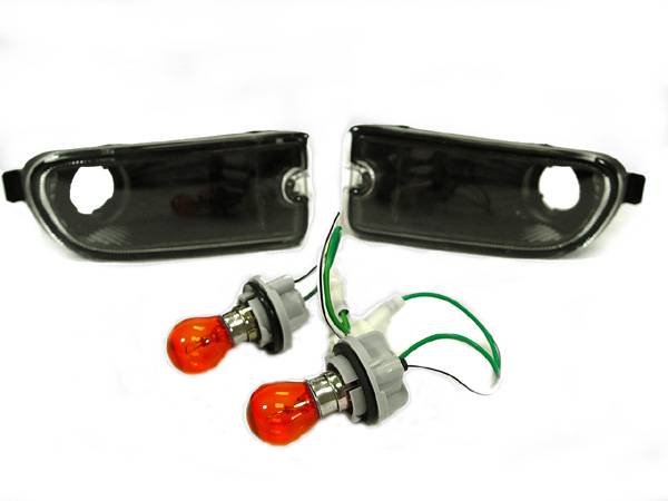 Depo - Subaru Classic Impreza Clear Black DEPO Bumper Signal Light
