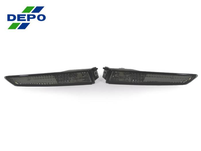 Depo - Ford Fusion Crystal Smoke DEPO Bumper DEPO Side Marker Light