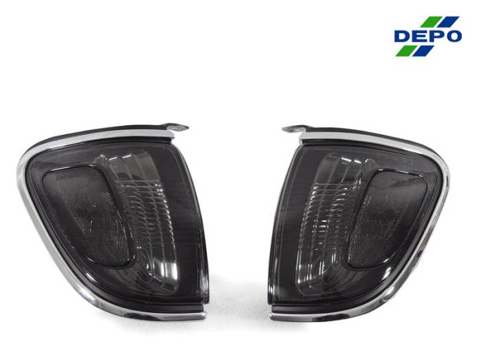 Depo - Toyota Tacoma Smoke DEPO Front Corner Light