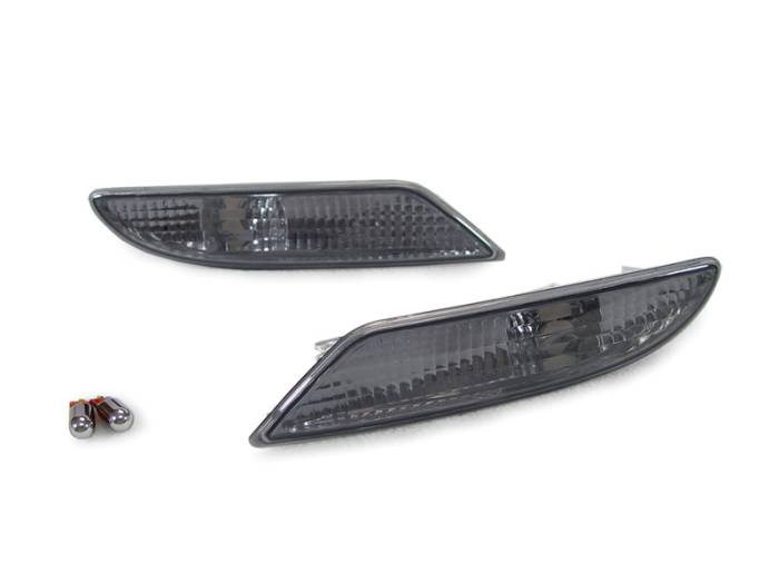 Depo - Mercedes W221 S- Class Crystal Smoke Front DEPO Bumper Light