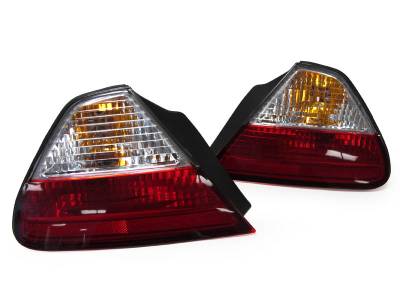 Depo - Honda Accord 2D Coupe Dm Crystal Red/Clear Outer 2 Pcs DEPO Tail Lights