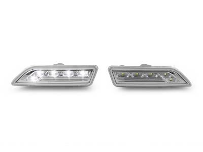 Depo - Mercedes W219 Cls-Class Clear White Led Front DEPO Bumper DEPO Side Marker Light