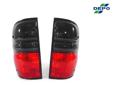 Depo - Toyota Tacoma Red/Smoke Rear DEPO Tail Light