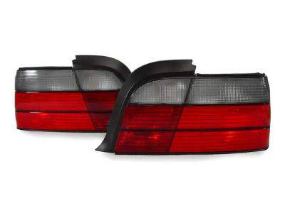 Depo - BMW E36 2D/Cabrio Red/Smoke DEPO Tail Lights
