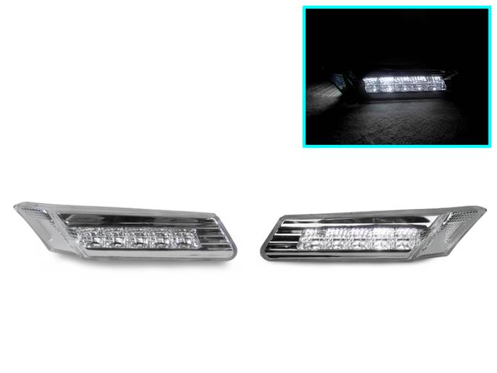 Depo - Porsche 997 / Boxster 987 Depo Clear White Led DEPO Side Marker Light