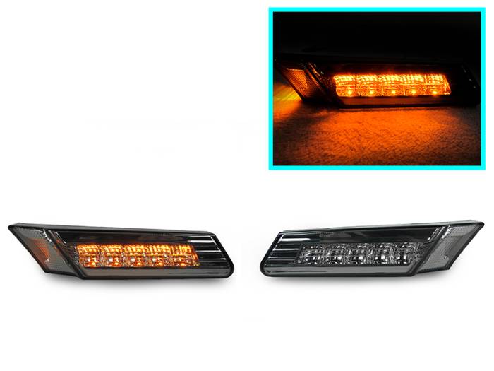 Depo - Porsche 997 / Boxster 987 Depo Smoke Amber Led DEPO Side Marker Light