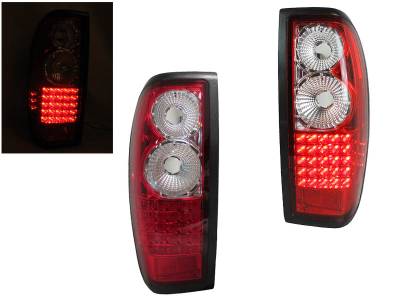 Depo - Nissan Frontier Dm Led DEPO Tail Light - Red/Clear