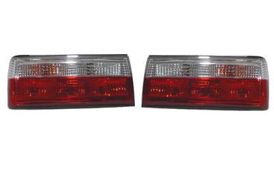 Depo - BMW E30 Red / Clear DEPO Tail Lights