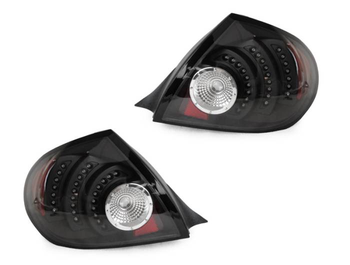 Depo - Dodge Neon Dm Black Led DEPO Tail Lights
