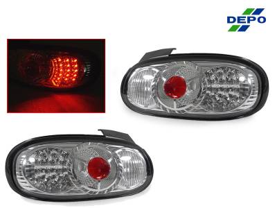 Depo - Mazda MX-5 Miata Red/Clear Led DEPO Tail Light
