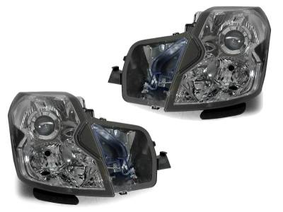 Depo - Cadillac CTS /Cts-V Chrome DEPO Headlight Set - Halogen