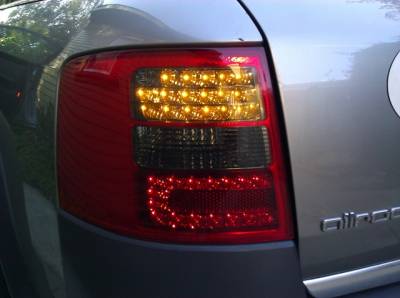 Depo - Audi A6 (Allroad) 5D Wagon C5 Chassis Led Red/Smoke Led DEPO Tail Lights