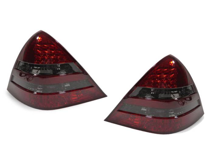 Depo - Mercedes R170 Slk-Class Led Red/Smoke Led DEPO Tail Lights