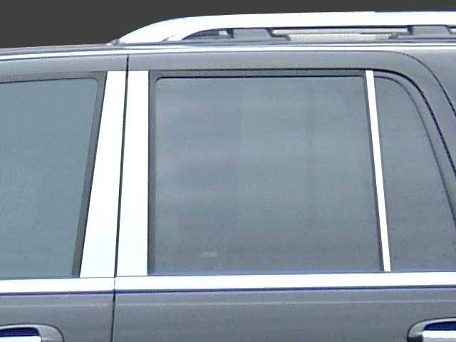 QAA - LINCOLN NAVIGATOR 4dr QAA Stainless 6pcs Pillar Trim PP37384
