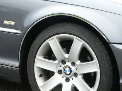 QAA - BMW 3 SERIES 2dr QAA Stainless 4pcs Wheel Well Accent WQ25901