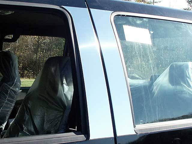 QAA - F-250 and F-350 SUPER DUTY 2/4dr QAA Stainless 4pcs Pillar Trim PP39323