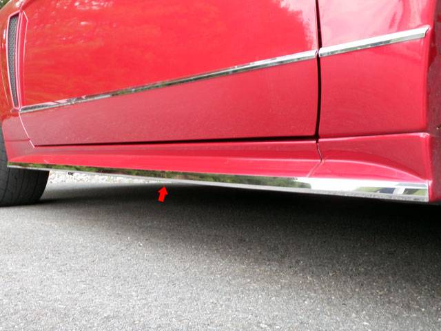 QAA - FORD MUSTANG 2dr QAA Stainless 2pcs Rocker Panel Trim TH39351