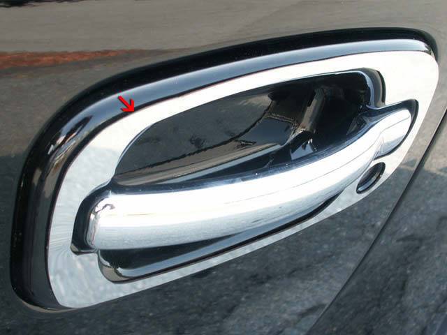 QAA - ESCALADE 4dr QAA Chrome ABS plastic 4pcs Door Handle Cover DH42255