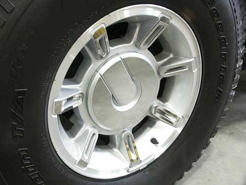QAA - HUMMER H2 4dr QAA Stainless 36pcs Wheel Skin Accent HV43019