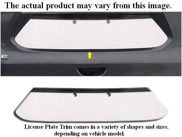 QAA - CADILLAC XLR 2dr QAA Stainless 1pcs License Plate Bezel LP44230