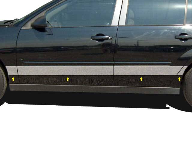 QAA - CHEVROLET MALIBU 4dr QAA Stainless 8pcs Rocker Panel Trim TH44105