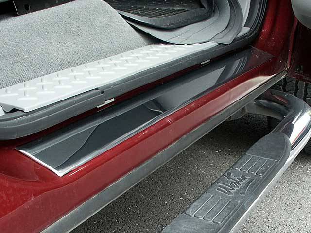 QAA - FORD F-150 Crew Cab QAA Stainless 4pcs Door Sill Trim DS44316
