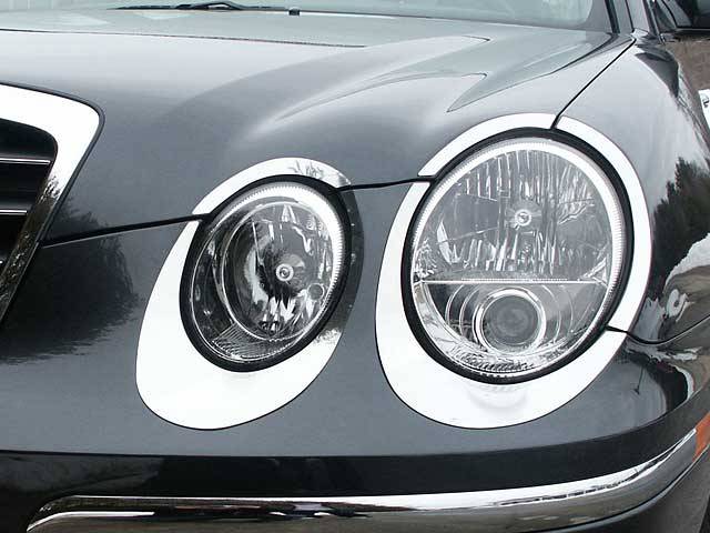 QAA - KIA AMANTI 4dr QAA Stainless 10pcs Headlight Accent HL24800