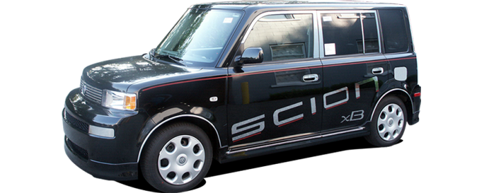 SCION xB 4dr QAA Stainless 4pcs Rocker Panel Trim TH24180