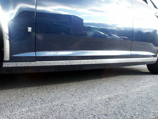 QAA - CADILLAC STS 4dr QAA Stainless 4pcs Rocker Panel Trim TH45236