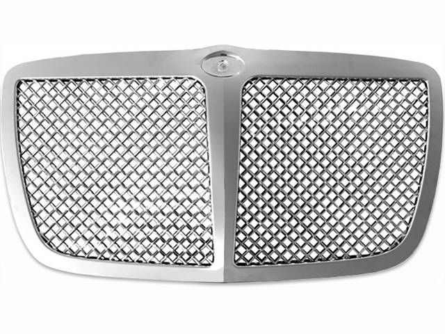 QAA - CHRYSLER 300 4dr QAA Chrome ABS plastic 1pcs Grille Accent SGB45766