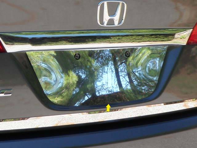 QAA - HONDA CIVIC 4dr QAA Stainless 1pcs License Plate Bezel LP26214