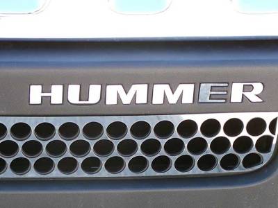 QAA - HUMMER H3 4dr QAA Stainless 6pcs Graphic/Logo/emblem HV46307