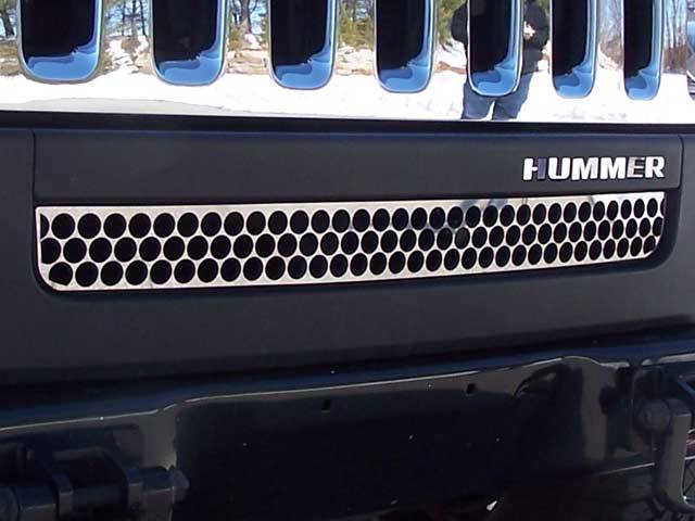 QAA - HUMMER H3 4dr QAA Stainless 1pcs Grille Accent HV46306