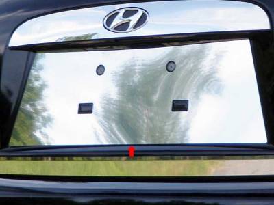 QAA - Fits Hyundai ACCENT 4dr QAA Stainless 1pcs License Plate Bezel LP27365