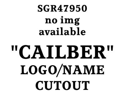 QAA - DODGE CALIBER 4dr QAA Stainless 4pcs Graphic/Logo/emblem SGR47950