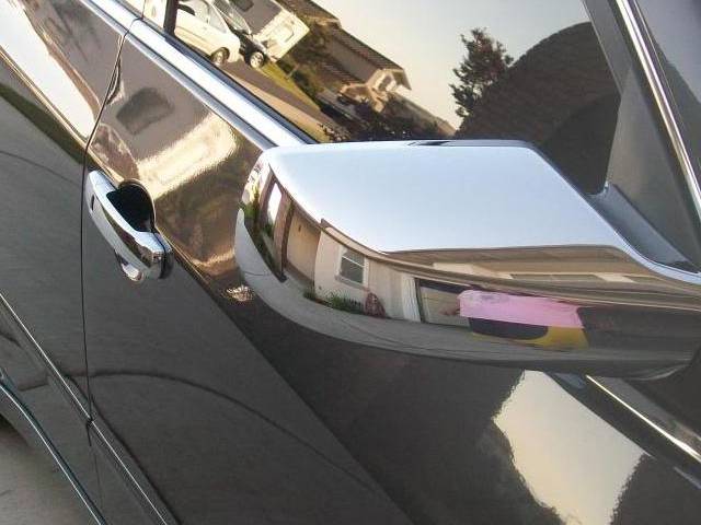 QAA - Fits Nissan ALTIMA 4dr QAA Chrome ABS plastic 2pcs Mirror Cover MC27550