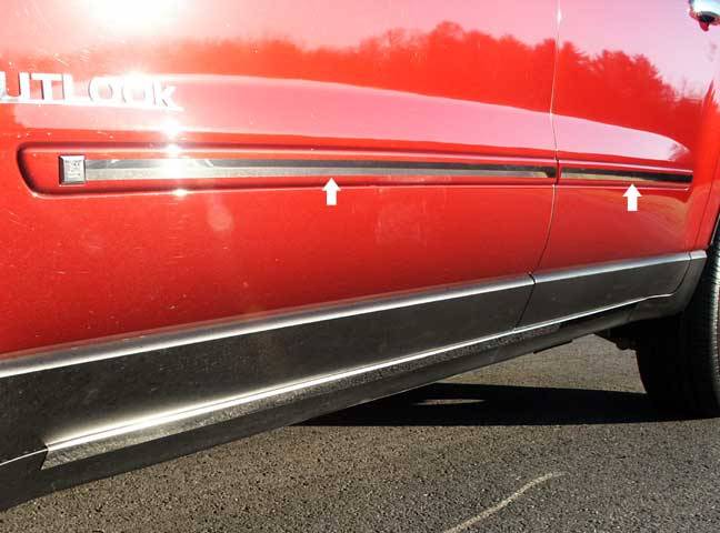 QAA - SATURN OUTLOOK 4dr QAA Stainless 4pcs Rocker Panel Trim TH47425