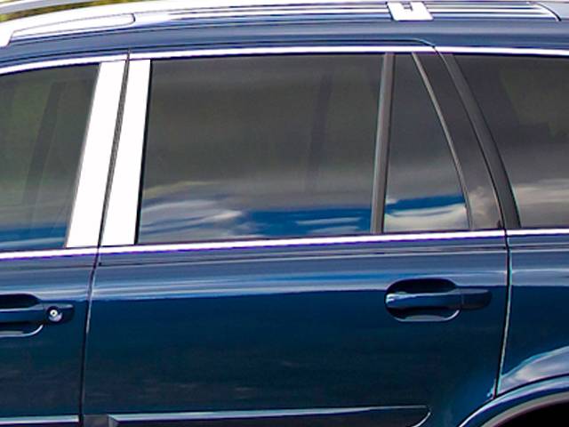 QAA - VOLVO XC90 4dr QAA Stainless 4pcs Pillar Trim PP27380