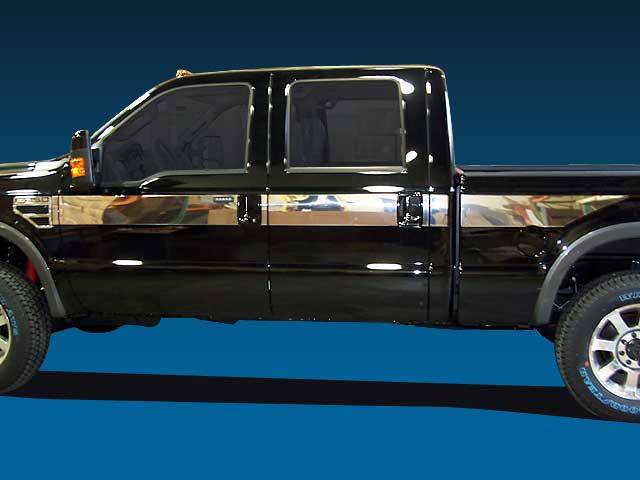 QAA - F-250/F-350 SUPER DUTY Crew Cab, Short Bed QAA Side Accent Trim AT48323